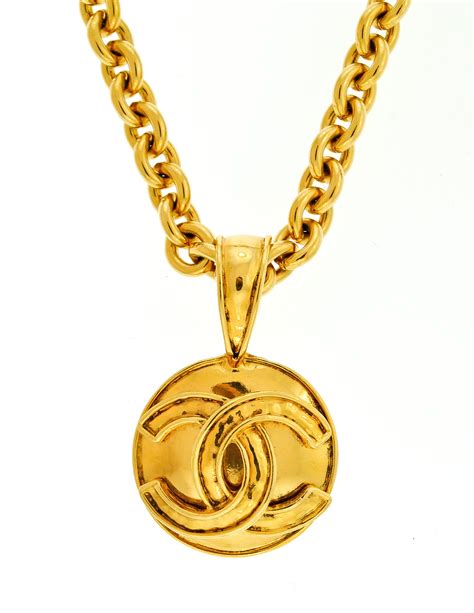 gold chanel necklace replica|chanel copy necklace.